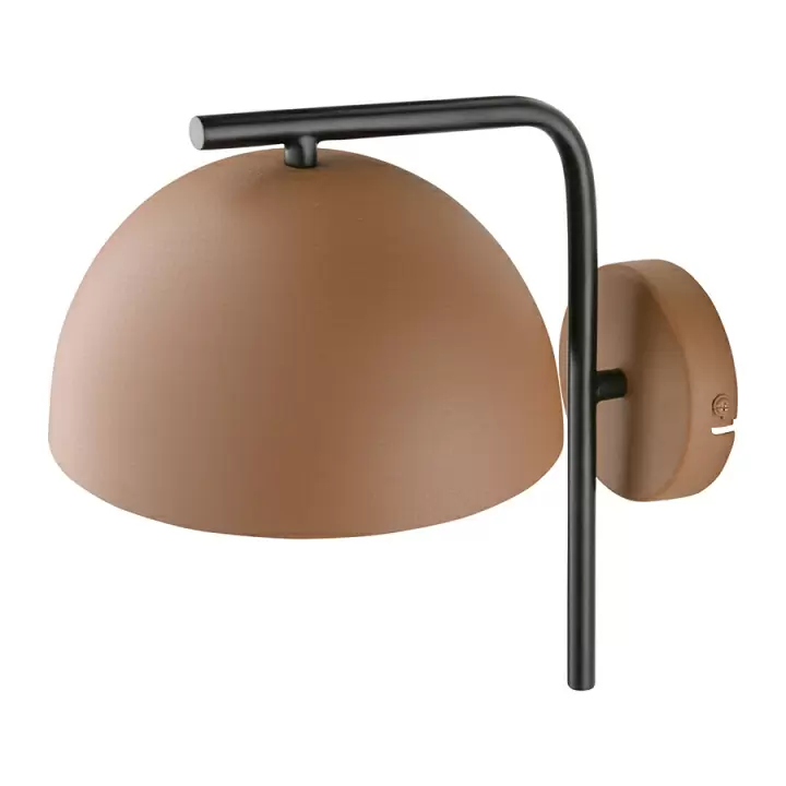 Светильник настенный jassy, D29х26 см, коричневый