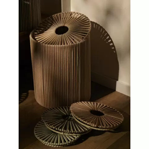Корзина плетеная dholak beige из коллекции ethnic, размер s