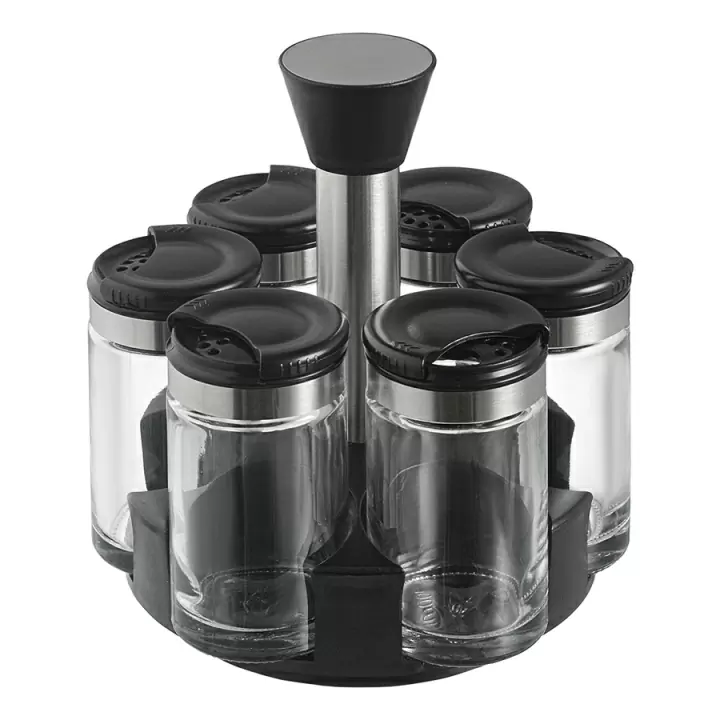 Набор из 6 банок для специй с подставкой Smart Solutions Scented Jar, 100 мл
