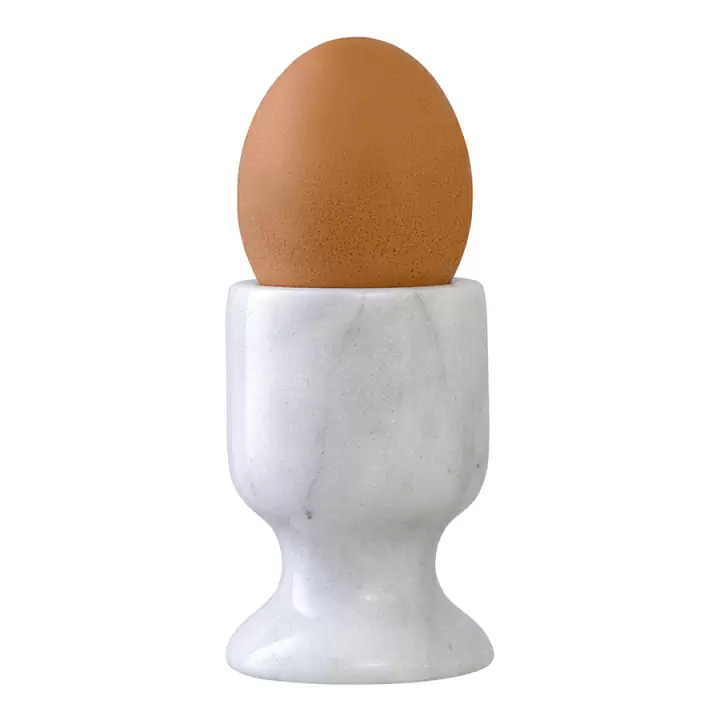 Набор подставок для яиц marm, D5х7,4 см, белый мрамор, 2 шт.