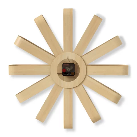 Часы настенные Umbra Ribbon D51 см, дерево