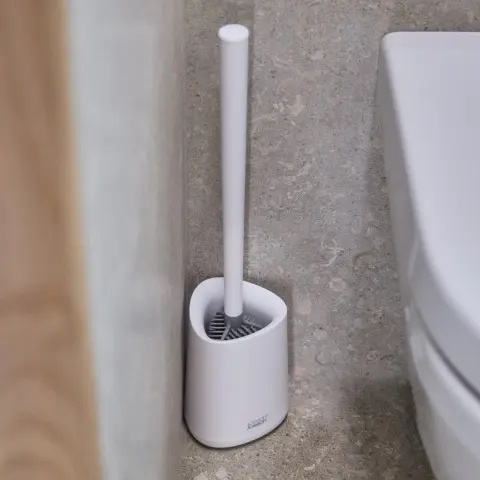 Ершик для унитаза Joseph Joseph Flex 360 Lite, белый ершик с подставкой