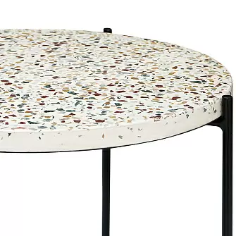 Столик кофейный josen terrazzo, D43 см