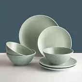 Набор обеденной посуды Classic 12 предметов зеленый