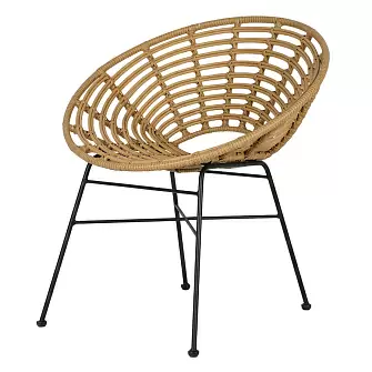 Стул vetle round, ротанг