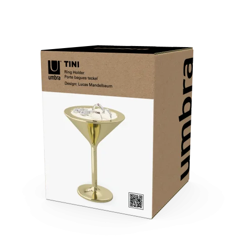 Подставка для колец Umbra Tini Martini, латунь