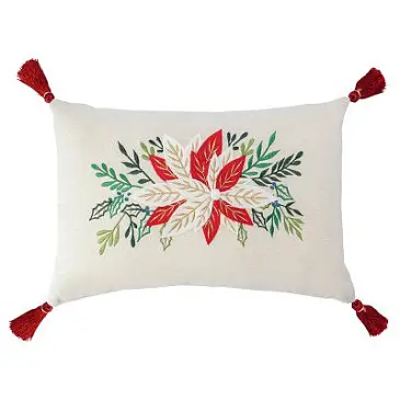 Подушка декоративная Зимний цветок из коллекции new year essential, 30x45см