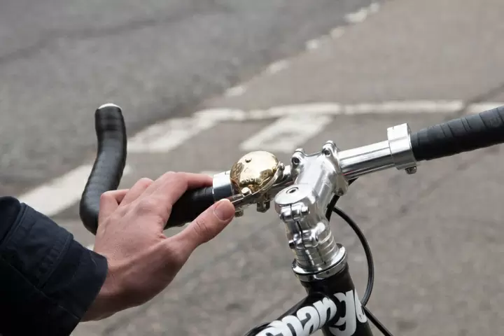 Звонок для велосипеда skull bike bell