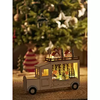 Декор новогодний с подсветкой festive truck из коллекции new year essential