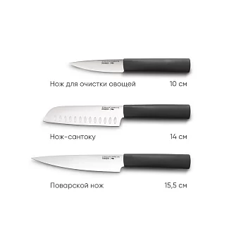 Набор разделочных досок с ножами Joseph Joseph Nest Plus, серый