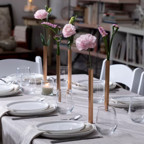 Набор ваз магнитных Peleg Design Magnetic Vase, 5 шт, золотой