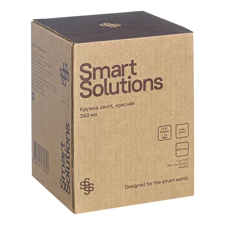 Кружка Smart Solutions Jaunt, 360 мл, красная
