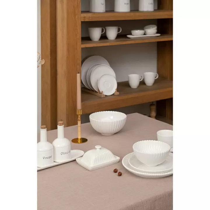Набор из двух тарелок белого цвета из коллекции kitchen spirit, 21см