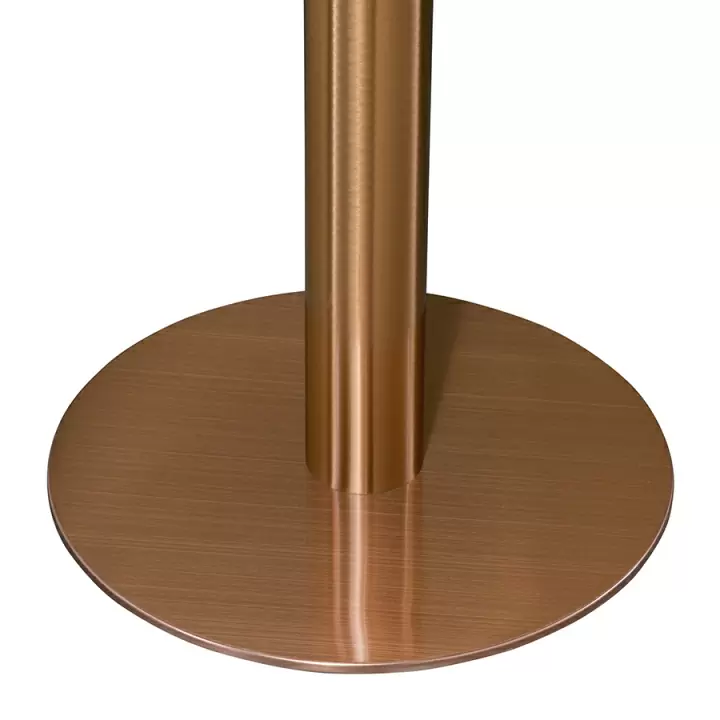 Столик кофейный trond, D60 см, мрамор/золотой