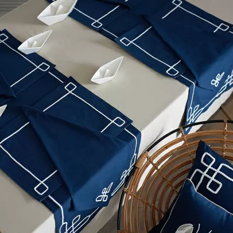 Дорожка на стол navy story из коллекции sea treasures, 45х150 см