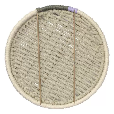 Корзина плетеная conga grey из коллекции ethnic, размер l