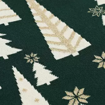 Плед из хлопка с новогодним рисунком whitewood из коллекции new year essential, 130x180 см
