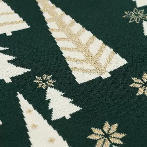 Плед из хлопка с новогодним рисунком whitewood из коллекции new year essential, 130x180 см