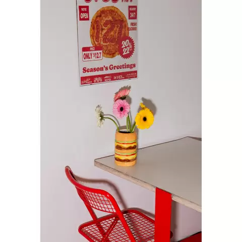 Ваза для цветов fast food, burger, 18 см