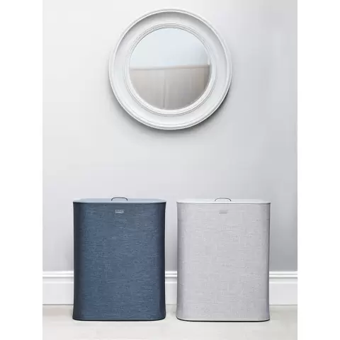 Корзина для белья tota™ 90 л, серая