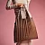 Складная сумка LOQI PLEATED Cocoa