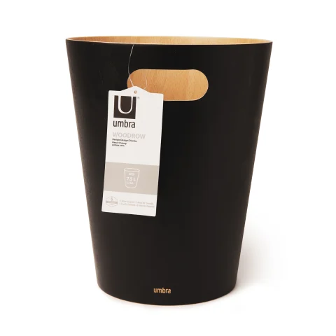 Корзина для мусора Umbra Woodrow, черная