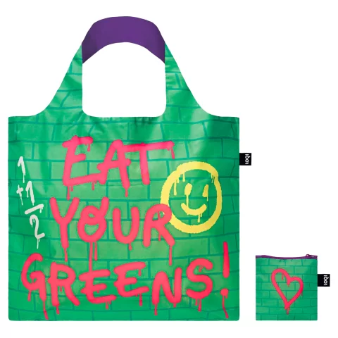Складная сумка LOQI BROSMIND Eat your Greens