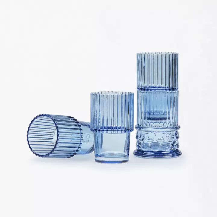 Набор из 4-х стаканов Doiy Athena, голубые