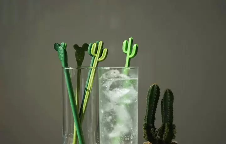 Набор палочек для размешивания коктейля QUALY Cactus
