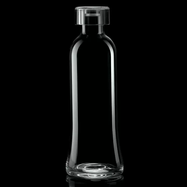 Бутылка для воды стеклянная Guzzini 1 л, прозрачная