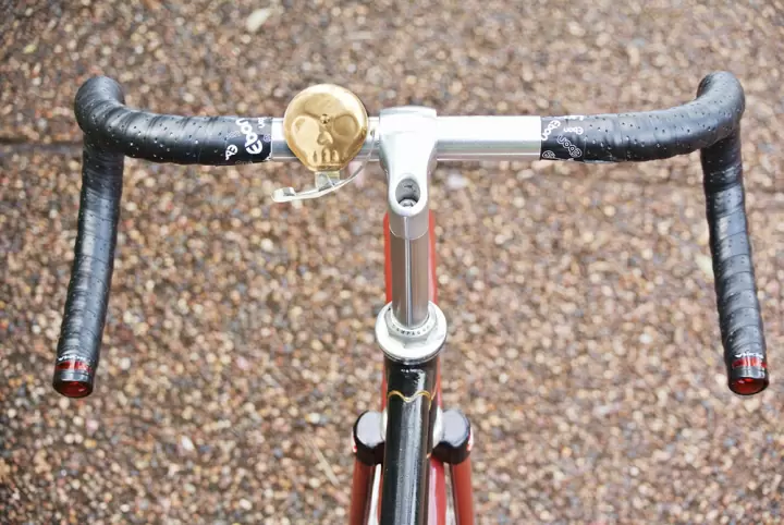 Звонок для велосипеда skull bike bell