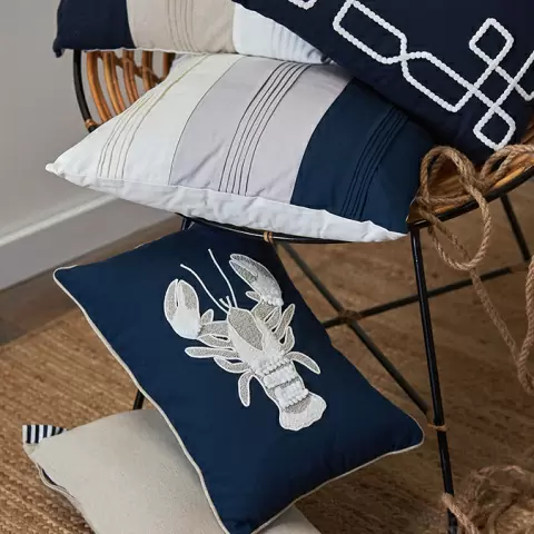 Подушка декоративная navy lobster из коллекции sea treasures, 30х45 см