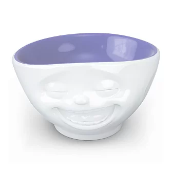Чаша Tassen Laughing, 500 мл, белая/лавандовая