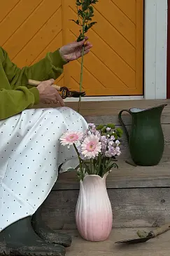 Ваза petal нежно-розового цвета из коллекции blossom, 26 см