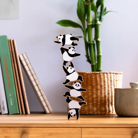 Игра на баланс Peleg Design Zen Panda, настольная игра с пандами для детей и взрослых