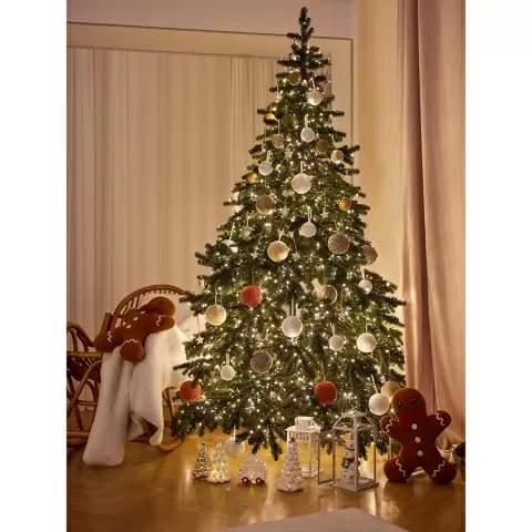 Набор ёлочных украшений fluffy white из коллекции new year essential, 3 шт.