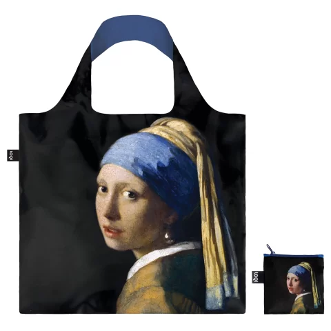 Складная сумка LOQI JOHANNES VERMEER Girl with a Pearl Earring