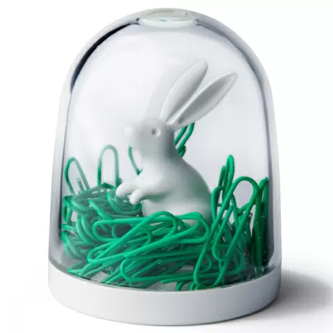 Держатель для скрепок QUALY Bunny in the field