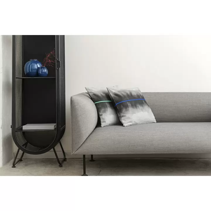Чехол на подушку из хлопка из коллекции slow motion, electric blue, 45х45 см