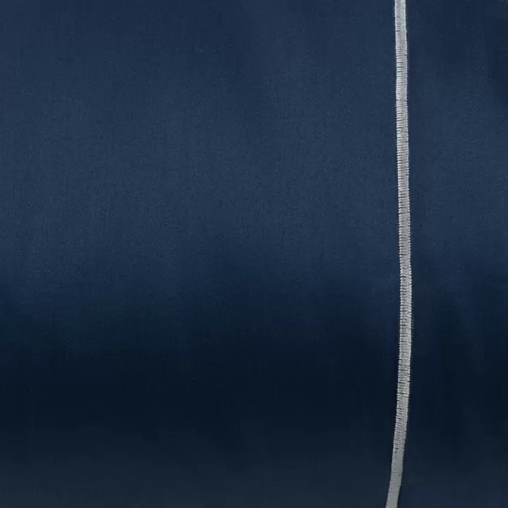 Комплект постельного белья с простыней из сатина темно-синего цвета из египетского хлопка из коллекции essential, пододеяльник 200x220, 2 наволочки (50x70) Простыня из сатина 240x270