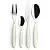 Набор из 24 столовых приборов Guzzini Cutlery Feeling, бежевый