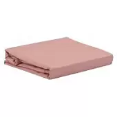 Простыня из сатина темно-розового цвета из коллекции essential, 180х270 см