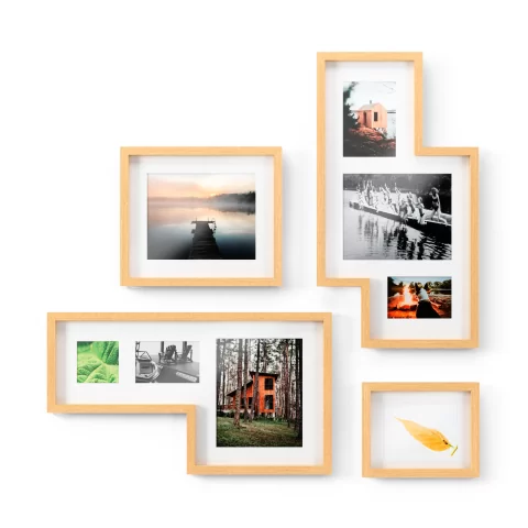 Набор фоторамок Umbra Mingle Gallery 4 шт, дерево
