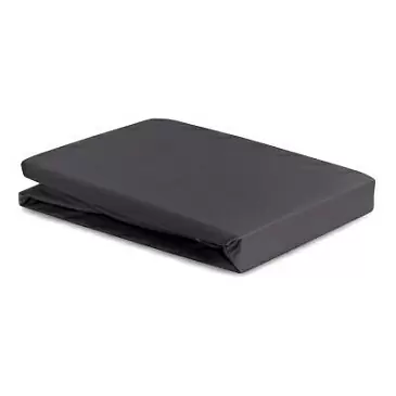 Простыня из премиального сатина темно-серого цвета из коллекции essential, 240х270 см