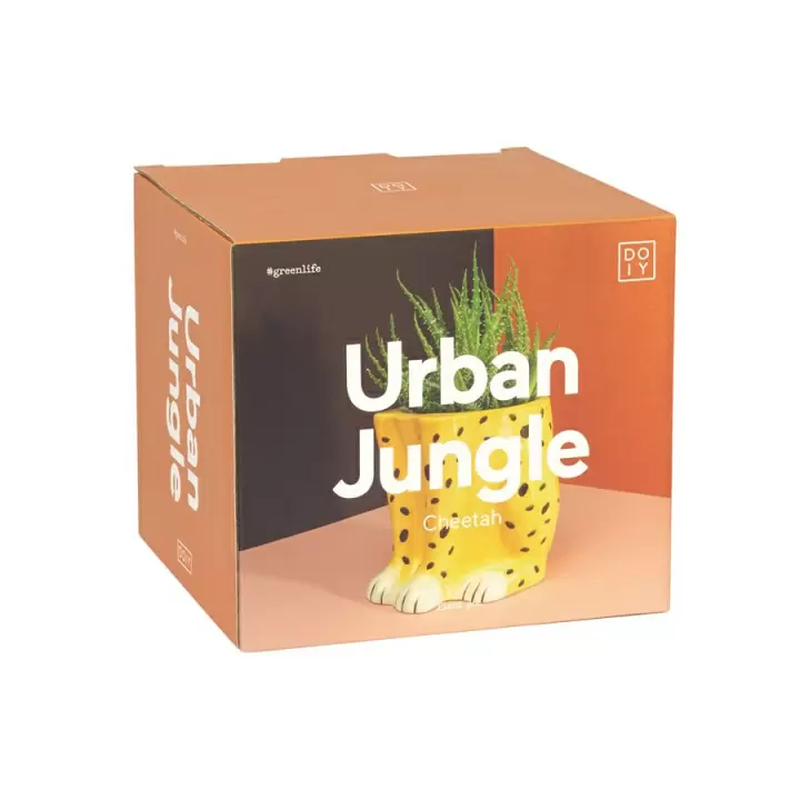 Горшок цветочный DOIY Urban Jungle Cheetah