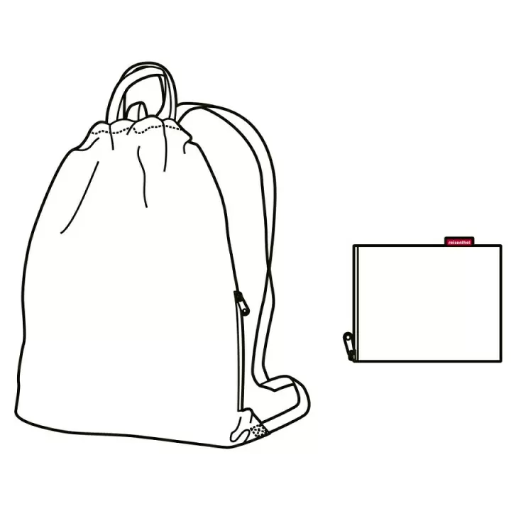Рюкзак складной Reisenthel Mini maxi sacpack dark ruby
