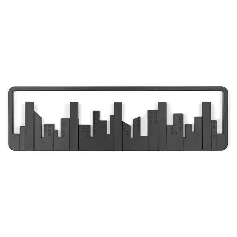 Вешалка настенная Umbra Skyline, Черная