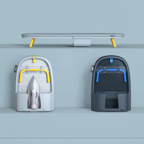 Складная настольная гладильная доска Joseph Joseph Pocket Plus 90 см, с отделением для утюга, синяя