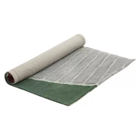 Ковер из хлопка с рисунком tea plantation из коллекции terra, 120х180 см