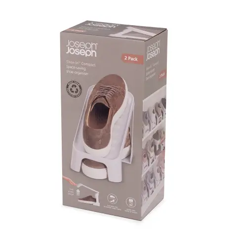 Органайзер для обуви Joseph Joseph Shoe-In Compact, 2 шт, подставка для компактного хранения обуви